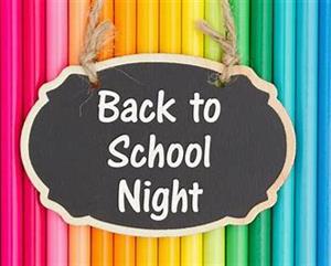  Back To School Night